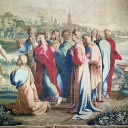 Tapestry Depicting the Acts of the Apostles, the Calling of Saint Paul (detail), woven at the Beauvais Workshop under the direction of Philippe Behagle, 1695-98